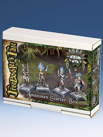 Freebooter's Fate Starterbox Amazonen – Starterbox mit unbemalten Tabletop-Miniaturen