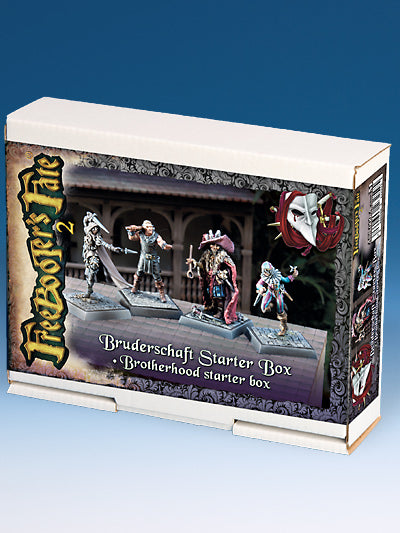 Freebooter's Fate Starterbox Bruderschaft – Starterbox mit unbemalten Tabletop-Miniaturen