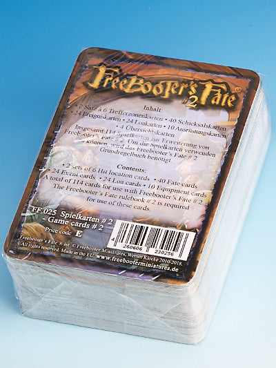 Freebooter's Fate Spielkarten #2 – Spielkarten-Set für das würfellose Skirmish-Tabletop (Ansicht 2)