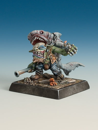 Freebooter's Fate Moby Dugg (Goblin-Piraten) – unbemalte Tabletop-Miniatur aus Metall (Ansicht 2)