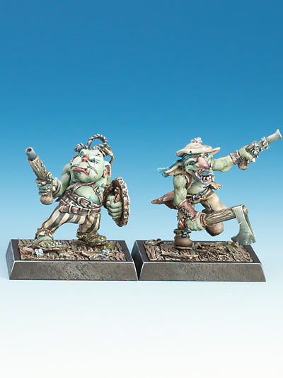 Freebooter's Fate Matrose und Hasardeur (Goblin-Piraten) – unbemalte Tabletop-Miniaturen aus Metall