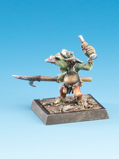 Freebooter's Fate Velero und Matrose #2 (Goblin-Piraten) – unbemalte Tabletop-Miniaturen aus Metall (Ansicht 3)