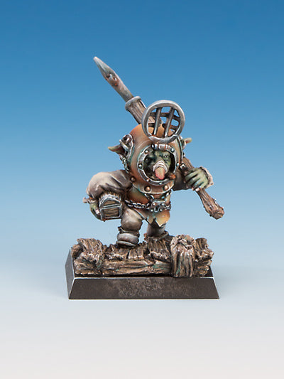 Freebooter's Fate Buzo (Goblin-Piraten) – unbemalte Tabletop-Miniatur aus Metall (Ansicht 2)