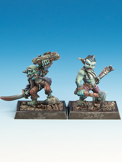 Freebooter's Fate Hasardeur + Hartes Mädel (Goblin-Piraten) – unbemalte Tabletop-Miniaturen aus Metall