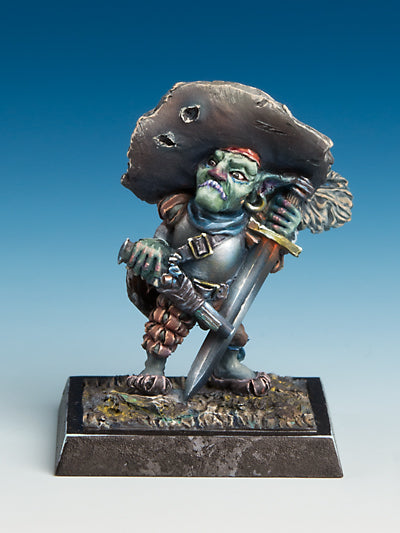 Freebooter's Fate Hierro Duro (Goblin-Piraten) – unbemalte Tabletop-Miniatur aus Metall (Ansicht 2)