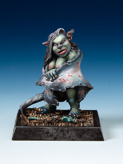 Freebooter's Fate Momma Raya (Goblin-Piraten) – unbemalte Tabletop-Miniatur aus Metall (Ansicht 2)