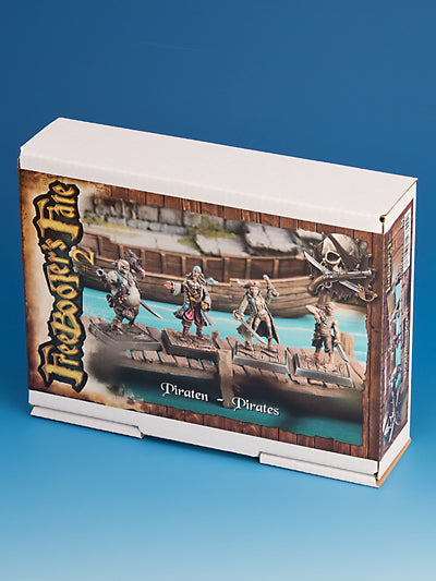 Freebooter's Fate Starterbox Piraten – Starterbox mit unbemalten Tabletop-Miniaturen