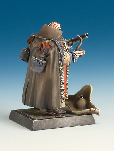 Freebooter's Fate Kapitän Rosso (Piraten) – unbemalte Tabletop-Miniatur aus Metall (Ansicht 3)