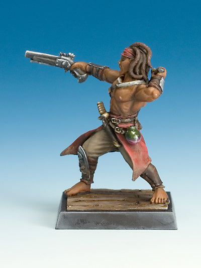 Freebooter's Fate Tiradora und Matelot (Piraten) – unbemalte Tabletop-Miniaturen aus Metall (Ansicht 3)