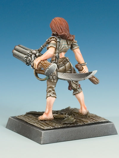 Freebooter's Fate Spitfire (Piraten) – unbemalte Tabletop-Miniatur aus Metall (Ansicht 4)