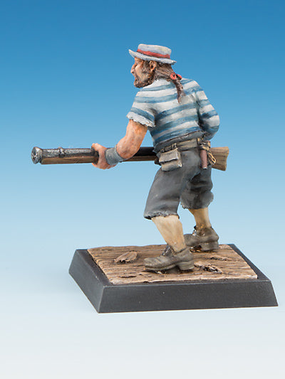 Freebooter's Fate Tiradoro und Matelot #2 (Piraten) – unbemalte Tabletop-Miniaturen aus Metall (Ansicht 5)