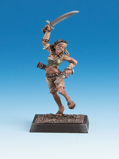 Freebooter's Fate Tiradoro und Matelot #2 (Piraten) – unbemalte Tabletop-Miniaturen aus Metall (Ansicht 3)