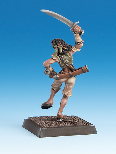 Freebooter's Fate Tiradoro und Matelot #2 (Piraten) – unbemalte Tabletop-Miniaturen aus Metall (Ansicht 4)