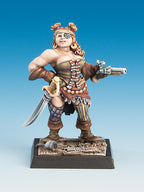 Freebooter's Fate Big Jenny (Piraten) – unbemalte Tabletop-Miniatur aus Metall (Ansicht 2)