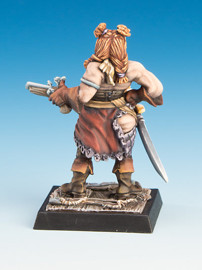 Freebooter's Fate Big Jenny (Piraten) – unbemalte Tabletop-Miniatur aus Metall (Ansicht 4)