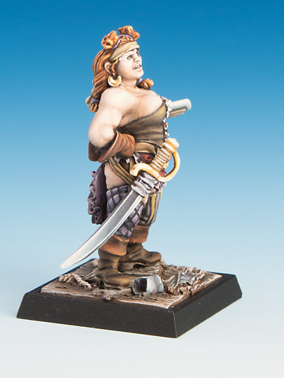Freebooter's Fate Big Jenny (Piraten) – unbemalte Tabletop-Miniatur aus Metall