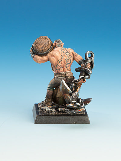 Freebooter's Fate Pedro der Wirt (Piraten) – unbemalte Tabletop-Miniatur aus Metall (Ansicht 4)