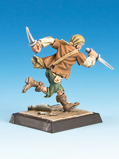 Freebooter's Fate Seemann und Seefrau (Piraten) – unbemalte Tabletop-Miniaturen aus Metall (Ansicht 6)