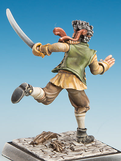 Freebooter's Fate Delora Waits (Piraten) – unbemalte Tabletop-Miniatur aus Metall (Ansicht 4)