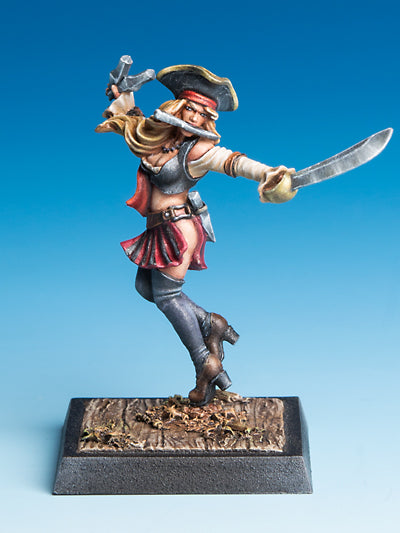 Freebooter's Fate La Hoja (Piraten) – unbemalte Tabletop-Miniatur aus Metall (Ansicht 2)