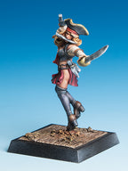Freebooter's Fate La Hoja (Piraten) – unbemalte Tabletop-Miniatur aus Metall (Ansicht 3)
