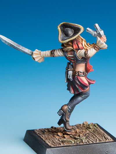 Freebooter's Fate La Hoja (Piraten) – unbemalte Tabletop-Miniatur aus Metall