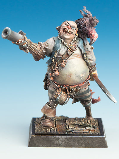 Freebooter's Fate Lieutenant Krud (Piraten) – unbemalte Tabletop-Miniatur aus Metall (Ansicht 3)