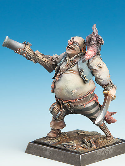 Freebooter's Fate Lieutenant Krud (Piraten) – unbemalte Tabletop-Miniatur aus Metall (Ansicht 4)