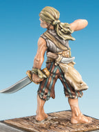 Freebooter's Fate Pirat & Cuchillo #3 (Piraten) – unbemalte Tabletop-Miniaturen aus Metall (Ansicht 5)