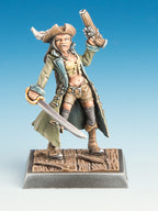 Freebooter's Fate Pirat & Cuchillo #3 (Piraten) – unbemalte Tabletop-Miniaturen aus Metall (Ansicht 7)
