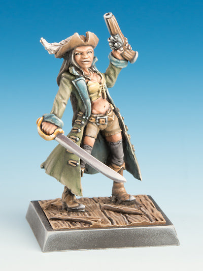 Freebooter's Fate Pirat & Cuchillo #3 (Piraten) – unbemalte Tabletop-Miniaturen aus Metall (Ansicht 11)