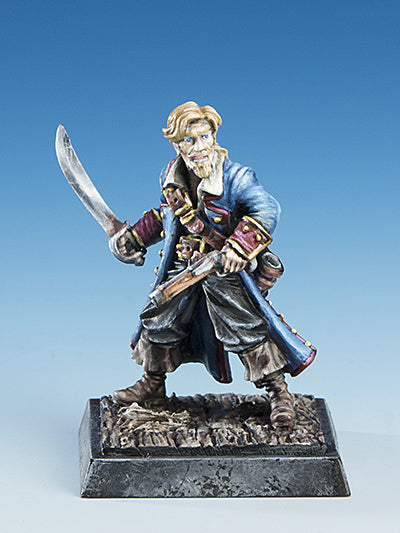 Freebooter's Fate Arrr chibald (Piraten) – unbemalte Tabletop-Miniatur aus Metall (Ansicht 3)
