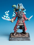 Freebooter's Fate Käpt'n Ronbert (Piraten) – unbemalte Tabletop-Miniatur aus Metall