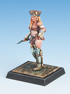 Freebooter's Fate Miss Monkeypenny & Affen (Piraten) – unbemalte Tabletop-Miniaturen aus Metall (Ansicht 3)