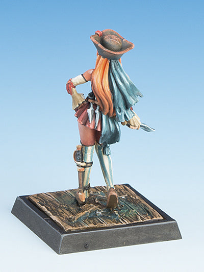 Freebooter's Fate Miss Monkeypenny & Affen (Piraten) – unbemalte Tabletop-Miniaturen aus Metall (Ansicht 4)