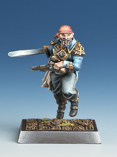 Freebooter's Fate Squalo Ray (Piraten) – unbemalte Tabletop-Miniatur aus Metall (Ansicht 2)