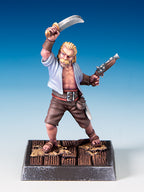 Freebooter's Fate Mustafa (Piraten) – unbemalte Tabletop-Miniatur aus Metall (Ansicht 2)