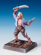 Freebooter's Fate Mustafa (Piraten) – unbemalte Tabletop-Miniatur aus Metall (Ansicht 3)