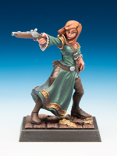 Freebooter's Fate Alma (Piraten) – unbemalte Tabletop-Miniatur aus Metall