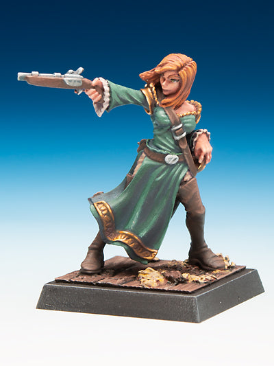 Freebooter's Fate Alma (Piraten) – unbemalte Tabletop-Miniatur aus Metall (Ansicht 2)