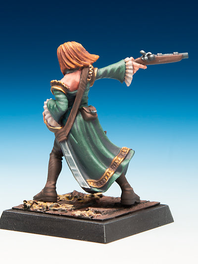 Freebooter's Fate Alma (Piraten) – unbemalte Tabletop-Miniatur aus Metall (Ansicht 4)