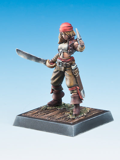 Freebooter's Fate Cuchilla & Tiradoro (Piraten) – unbemalte Tabletop-Miniaturen aus Metall (Ansicht 6)