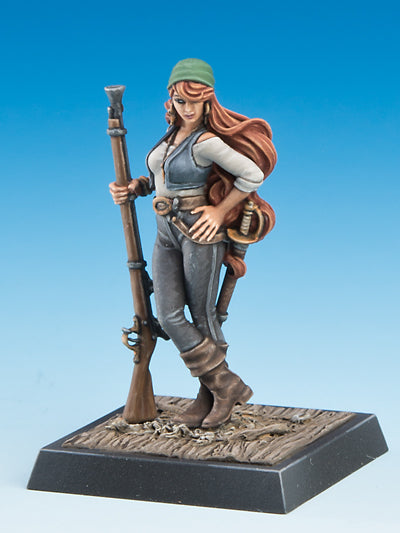 Freebooter's Fate Chuckeline (Piraten) – unbemalte Tabletop-Miniatur aus Metall