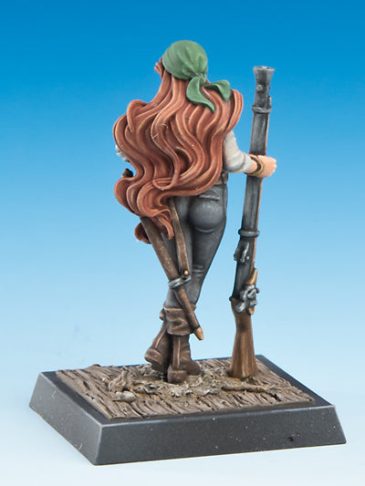 Freebooter's Fate Chuckeline (Piraten) – unbemalte Tabletop-Miniatur aus Metall (Ansicht 2)