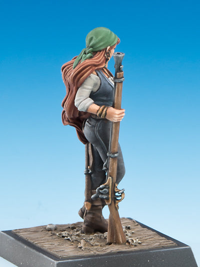 Freebooter's Fate Chuckeline (Piraten) – unbemalte Tabletop-Miniatur aus Metall (Ansicht 3)