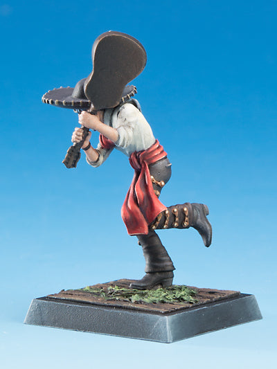 Freebooter's Fate El Mariachi (Piraten) – unbemalte Tabletop-Miniatur aus Metall (Ansicht 2)