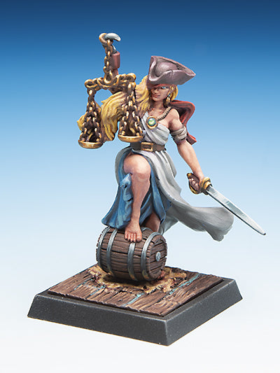 Freebooter's Fate Tizia (Piraten) – unbemalte Tabletop-Miniatur aus Metall (Ansicht 2)