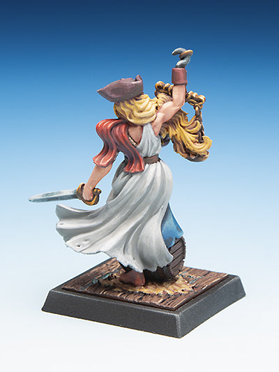 Freebooter's Fate Tizia (Piraten) – unbemalte Tabletop-Miniatur aus Metall (Ansicht 4)