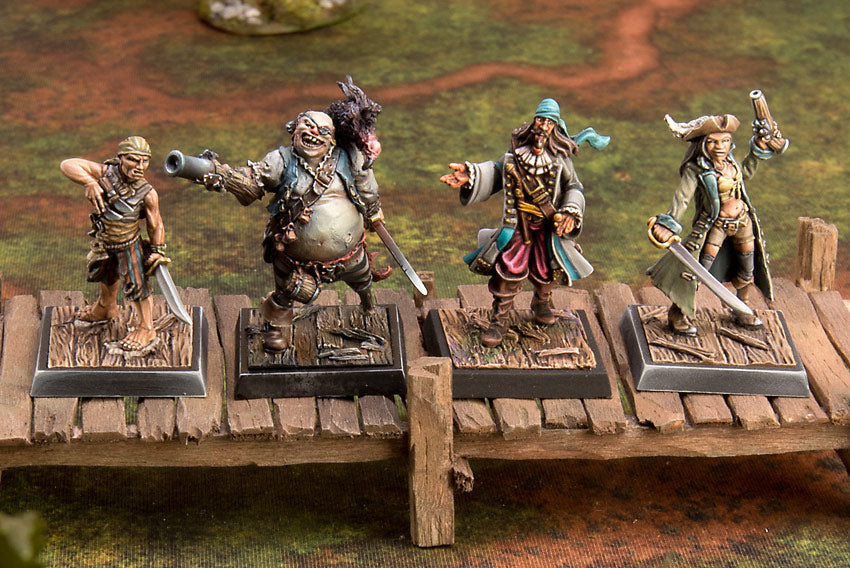 Freebooter's Fate Starterbox Piraten – Starterbox mit unbemalten Tabletop-Miniaturen (Ansicht 2)