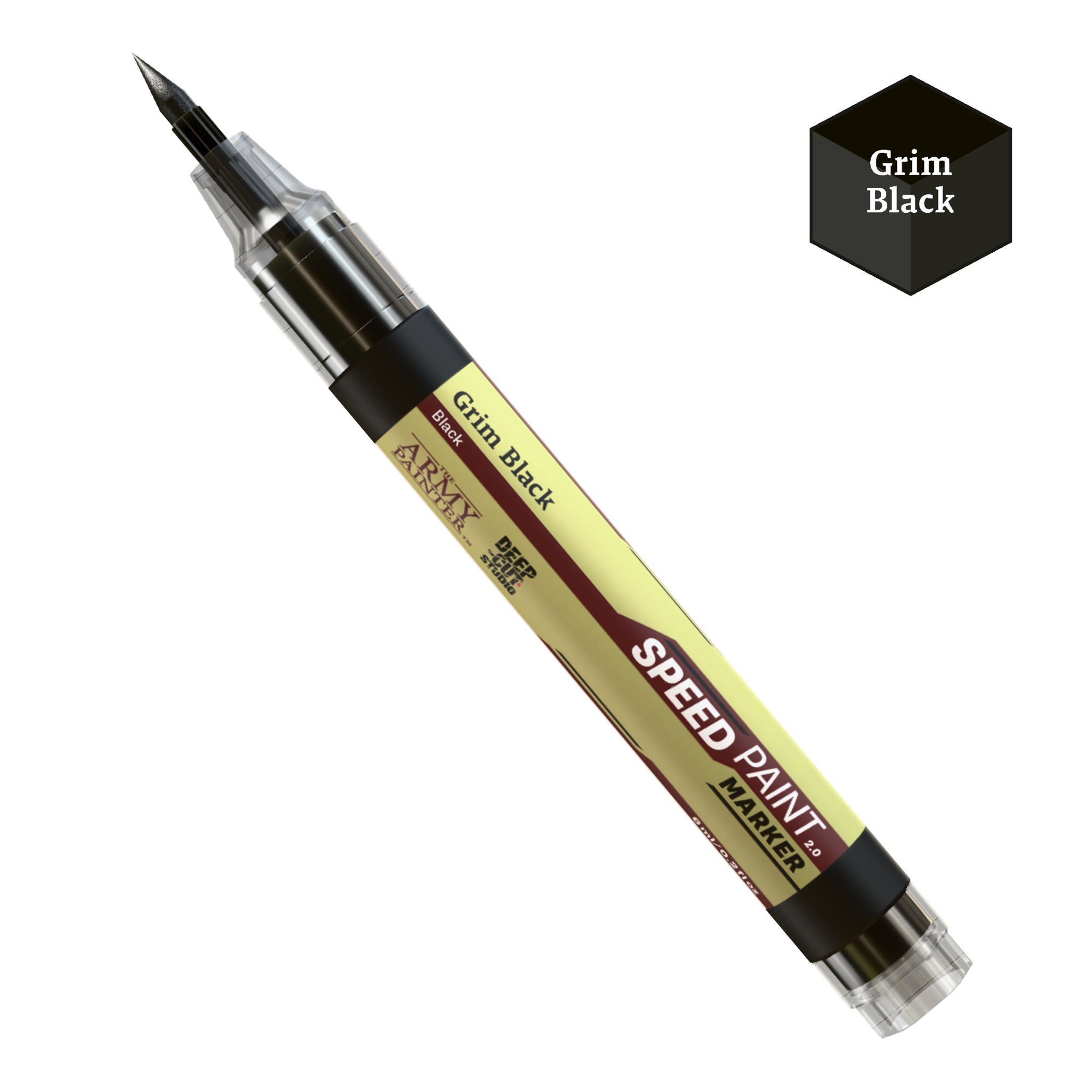 The Army Painter | Speedpaint Marker – Grim Black (6ml)